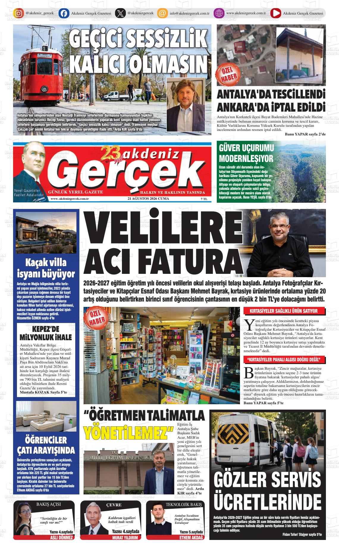 AKDENİZ GERÇEK