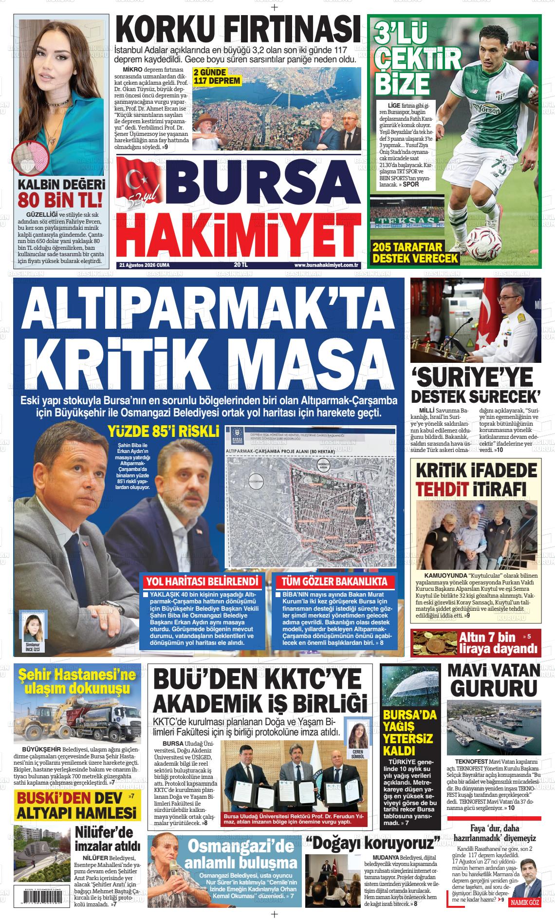 BURSA HAKİMİYET