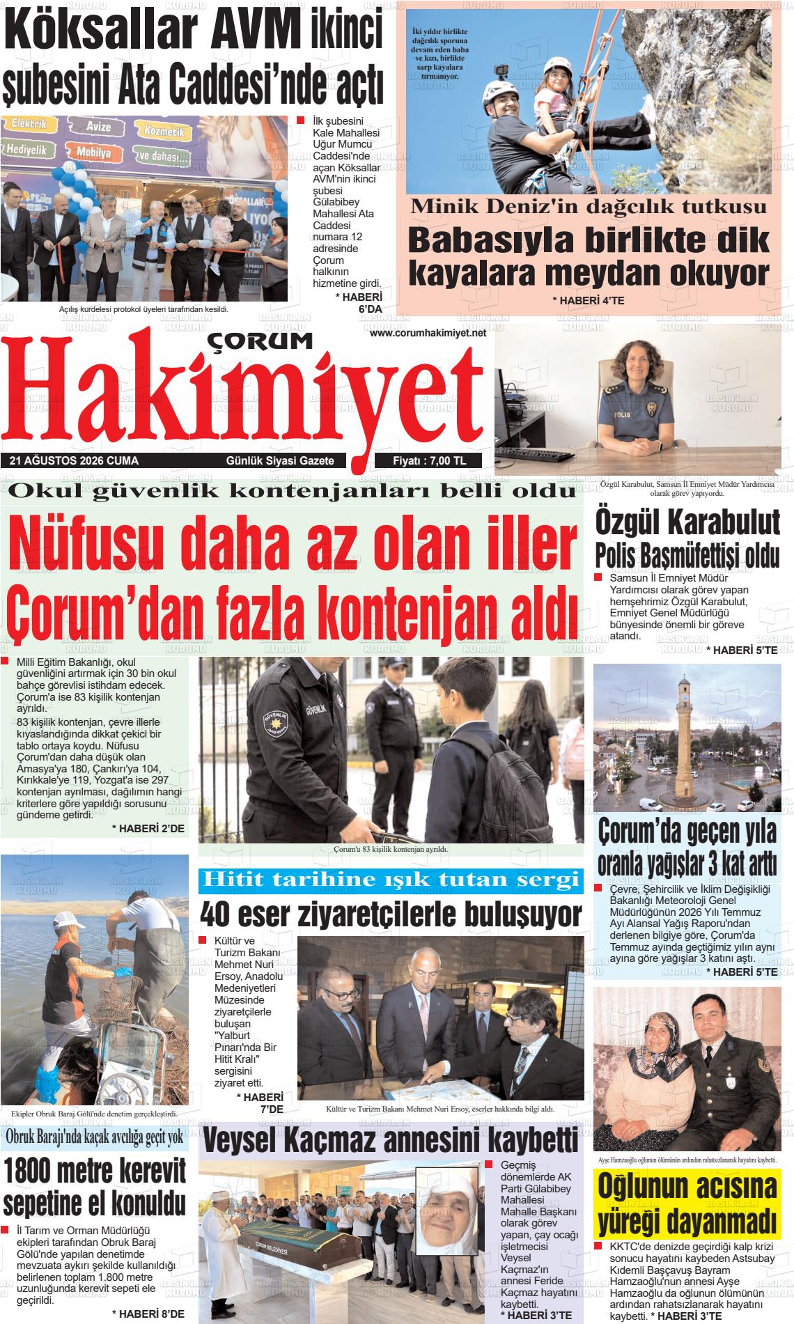ÇORUM HAKİMİYET