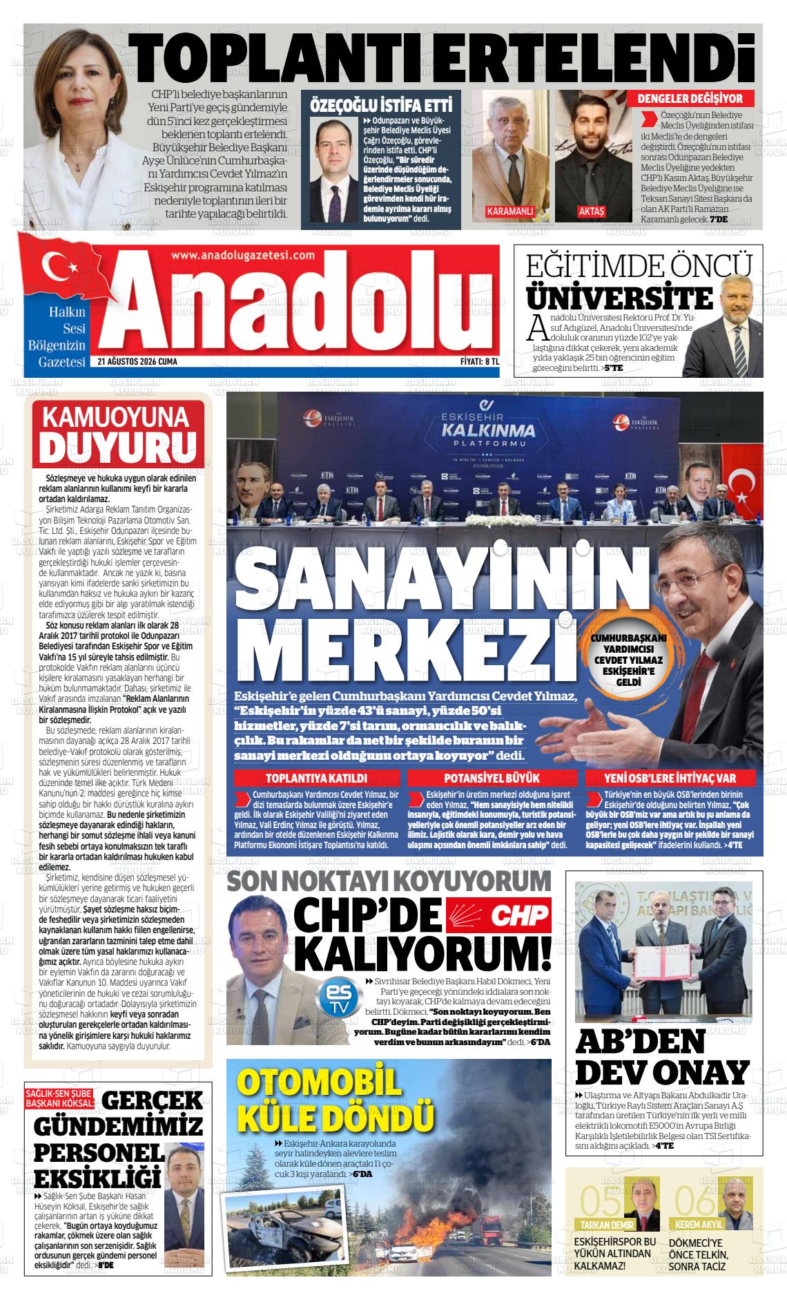 ESKİŞEHİR ANADOLU