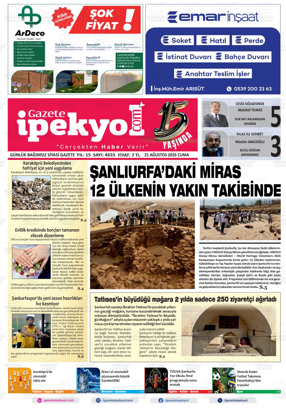 GAZETE İPEKYOL