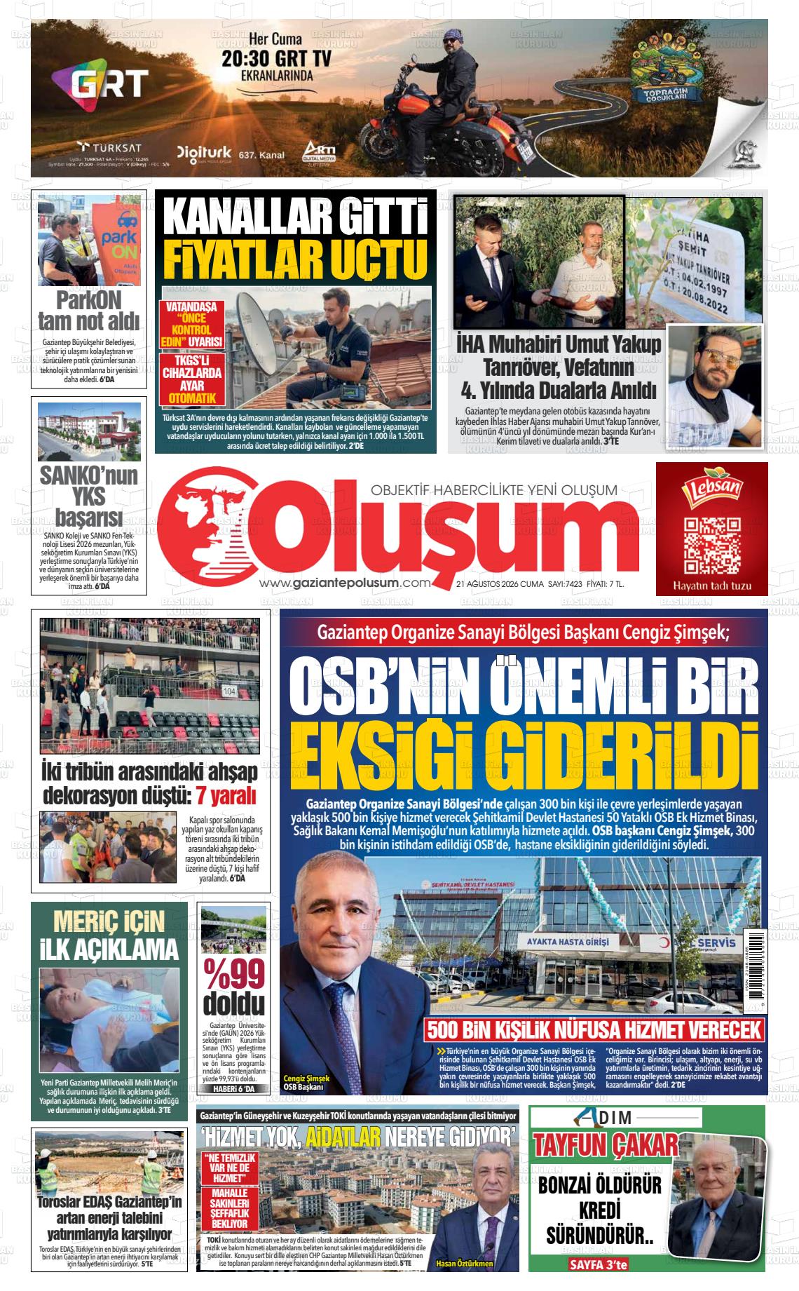 GAZİANTEP OLUŞUM
