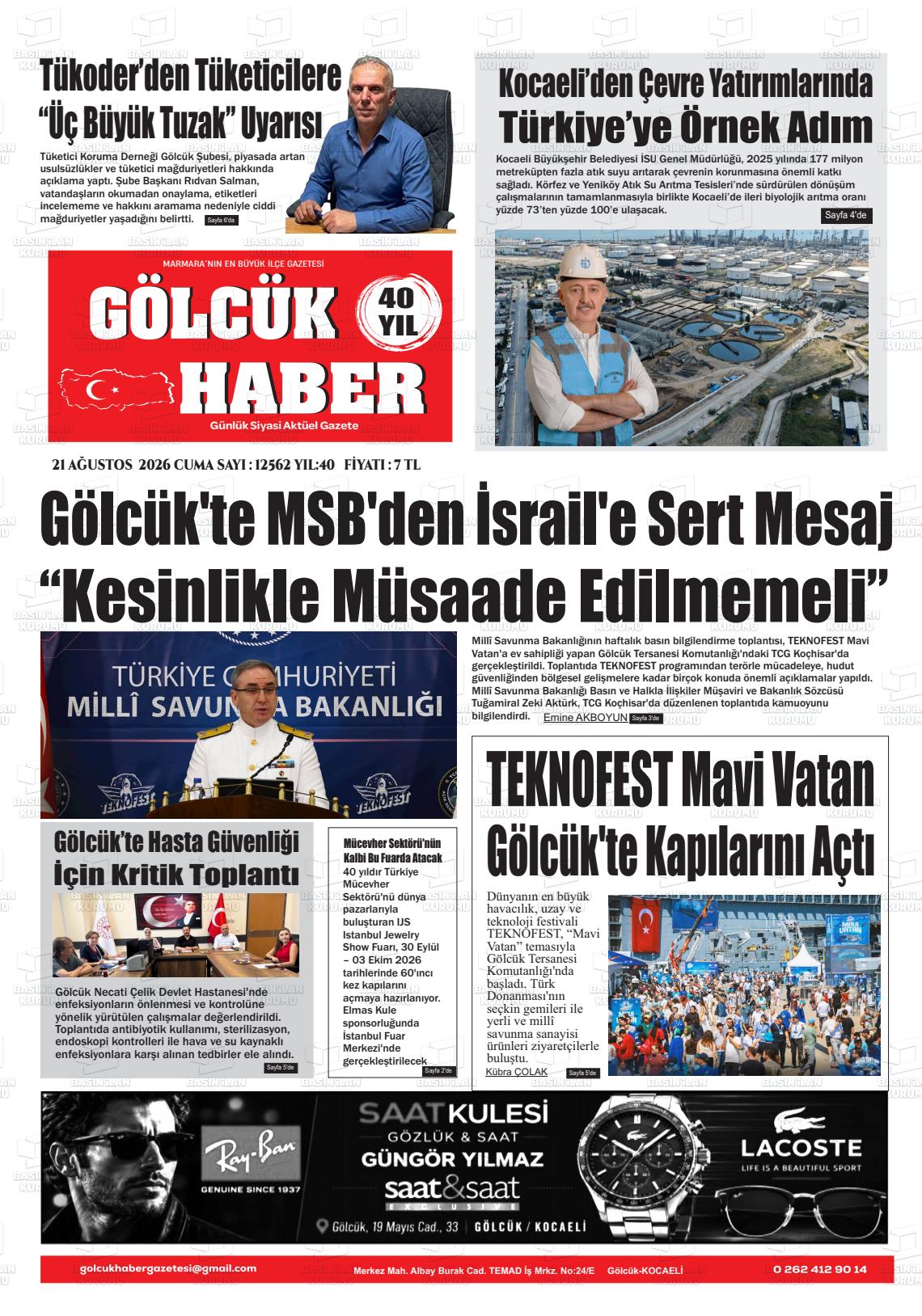 GÖLCÜK HABER