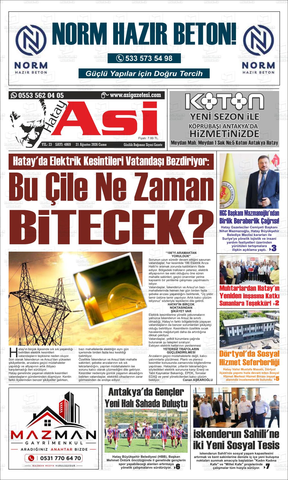 HATAY ASİ