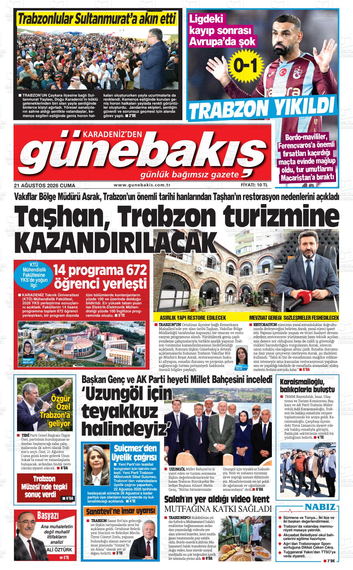 KARADENİZ'DEN GÜNEBAKIŞ