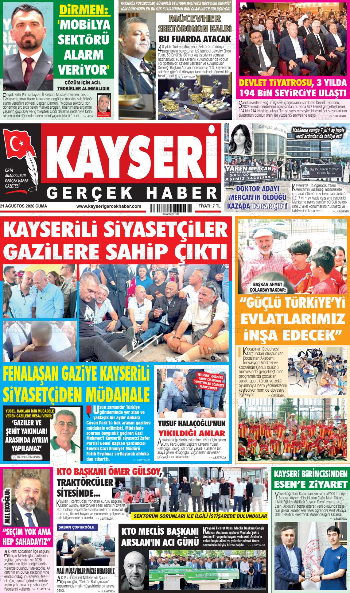 KAYSERİ GERÇEK HABER