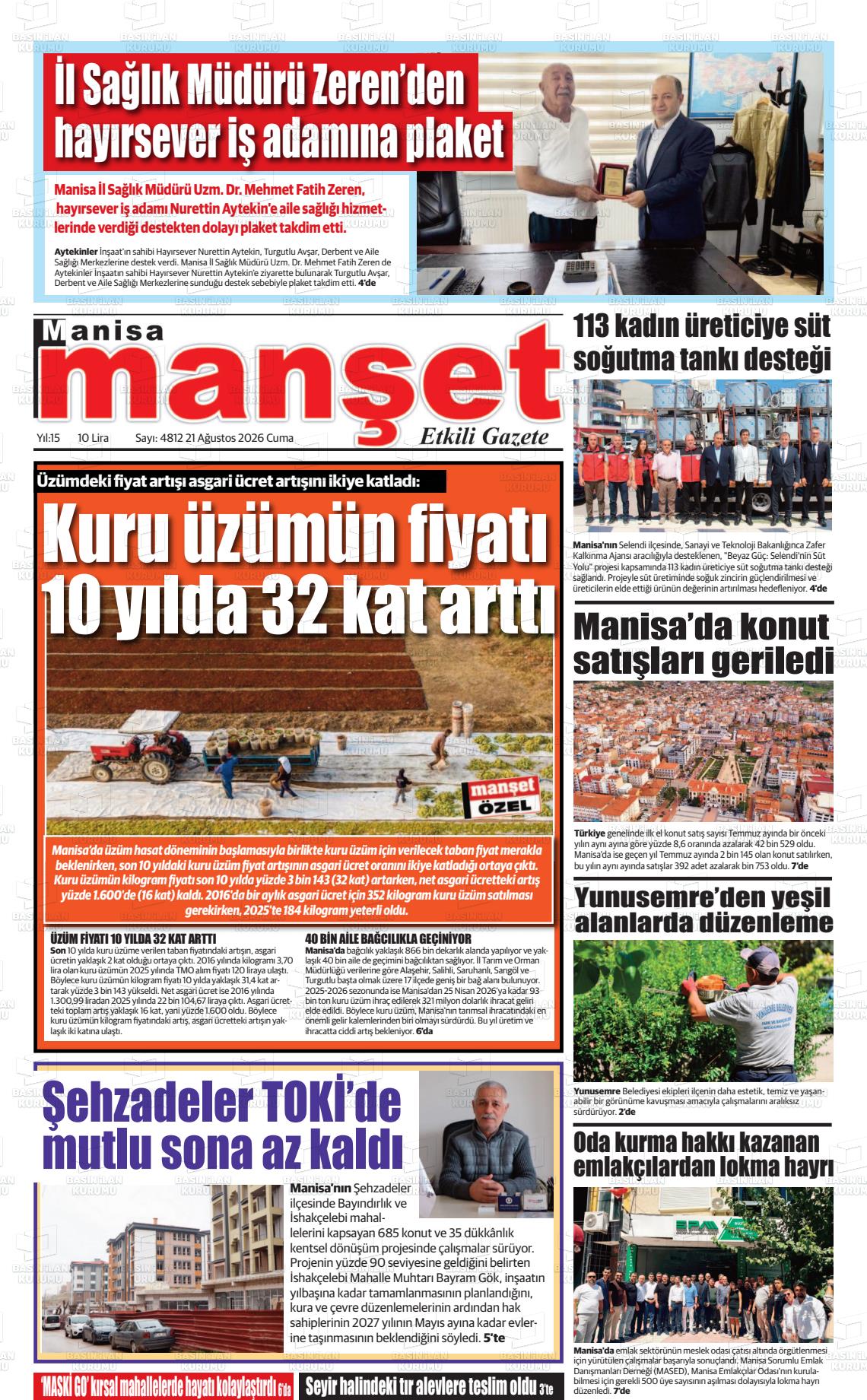 MANİSA MANŞET