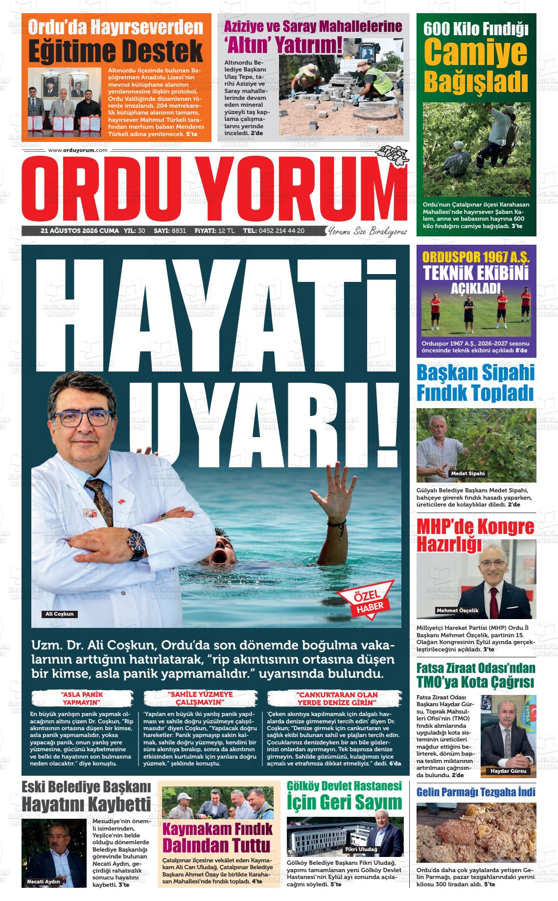 ORDU YORUM