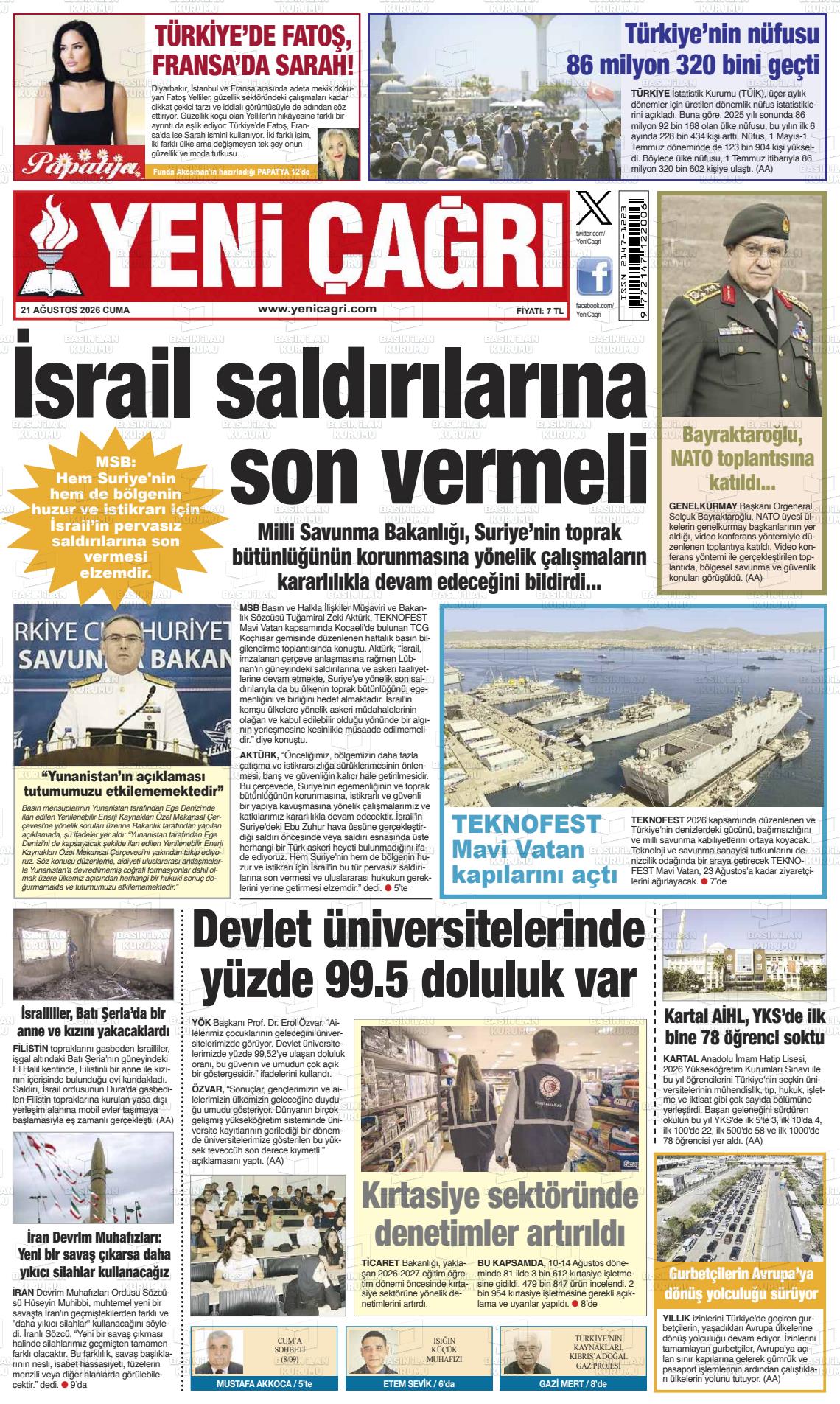 YENİ ÇAĞRI