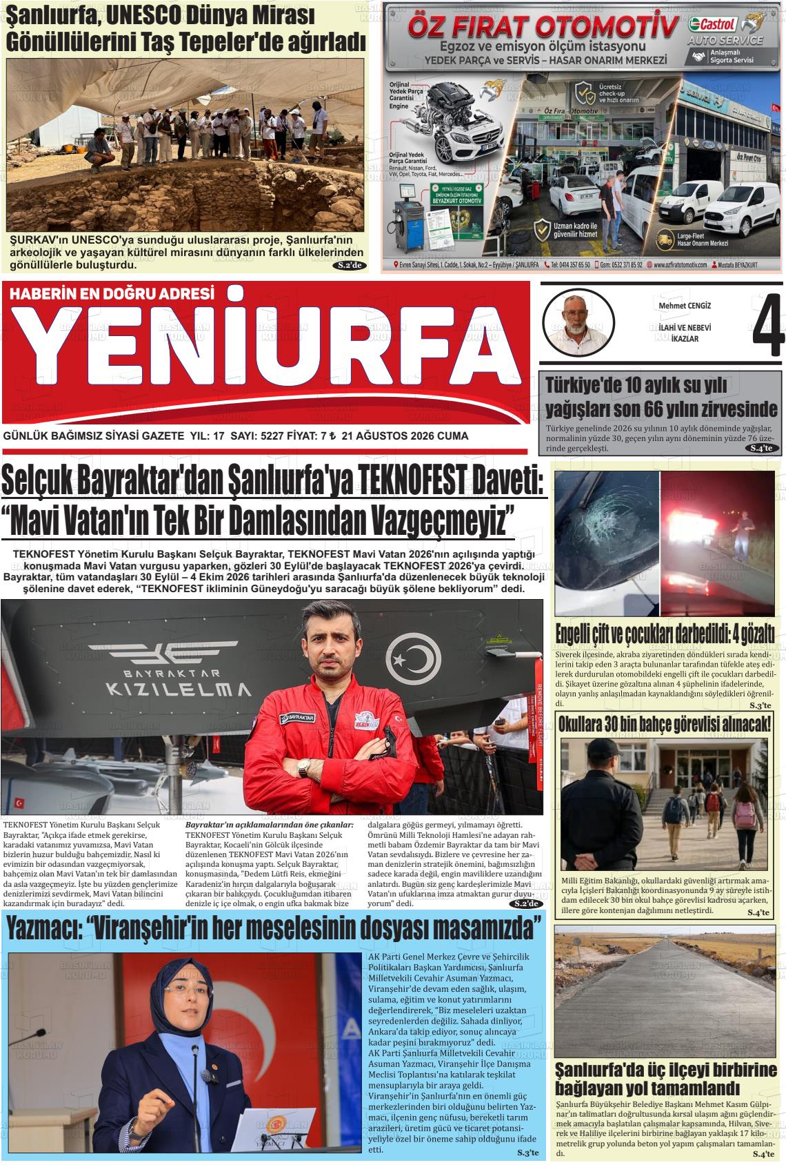 YENİURFA