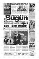 KAHRAMANMARAŞ'TA BUGÜN