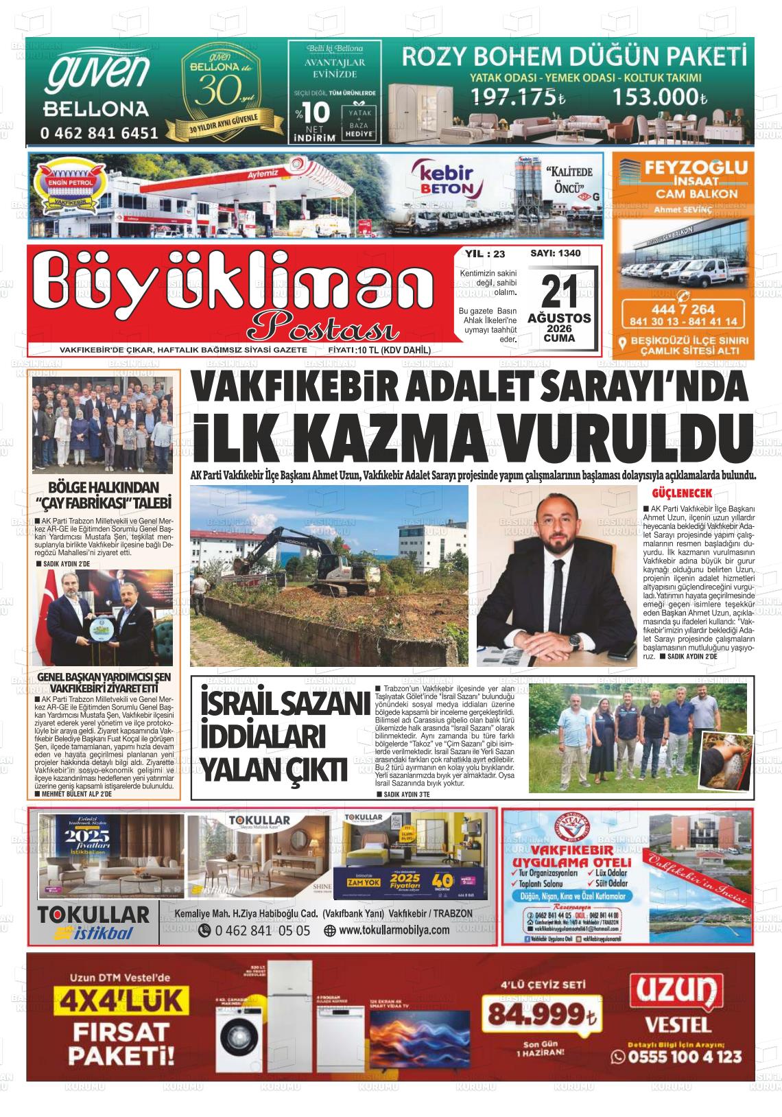 BÜYÜKLİMAN POSTASI