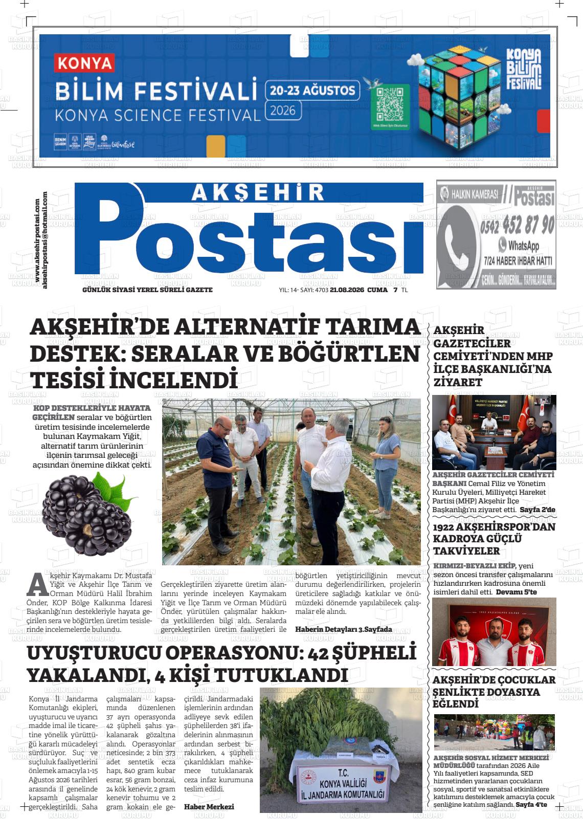 AKŞEHİR POSTASI