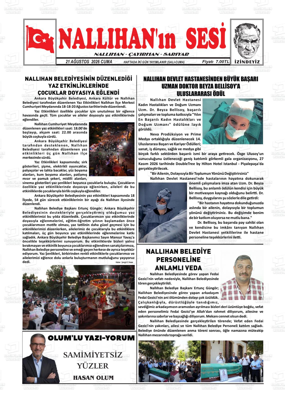 NALLIHAN'IN SESİ