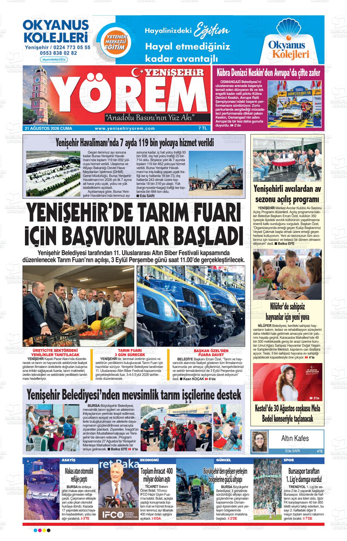YENİŞEHİR YÖREM