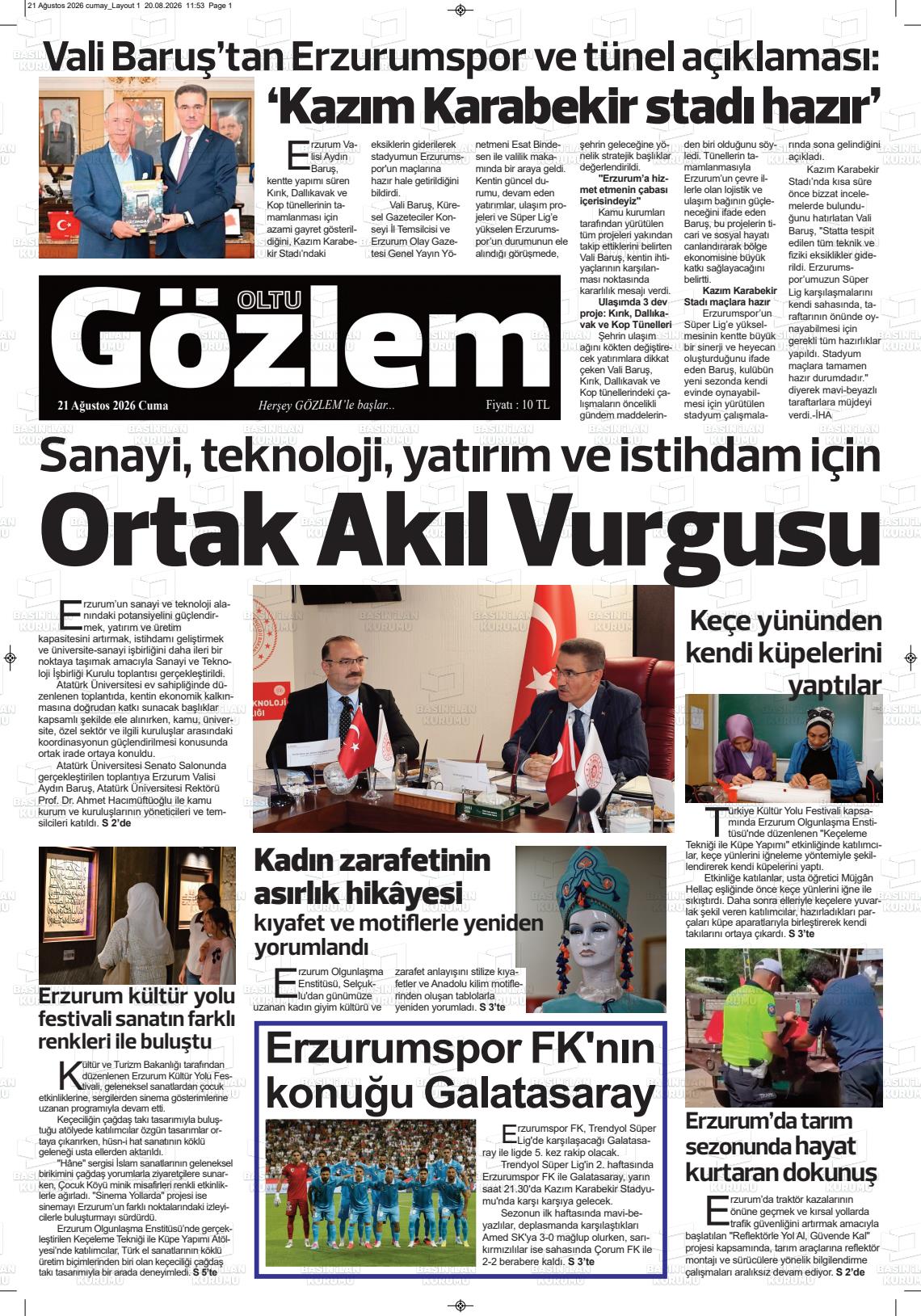 OLTU GÖZLEM