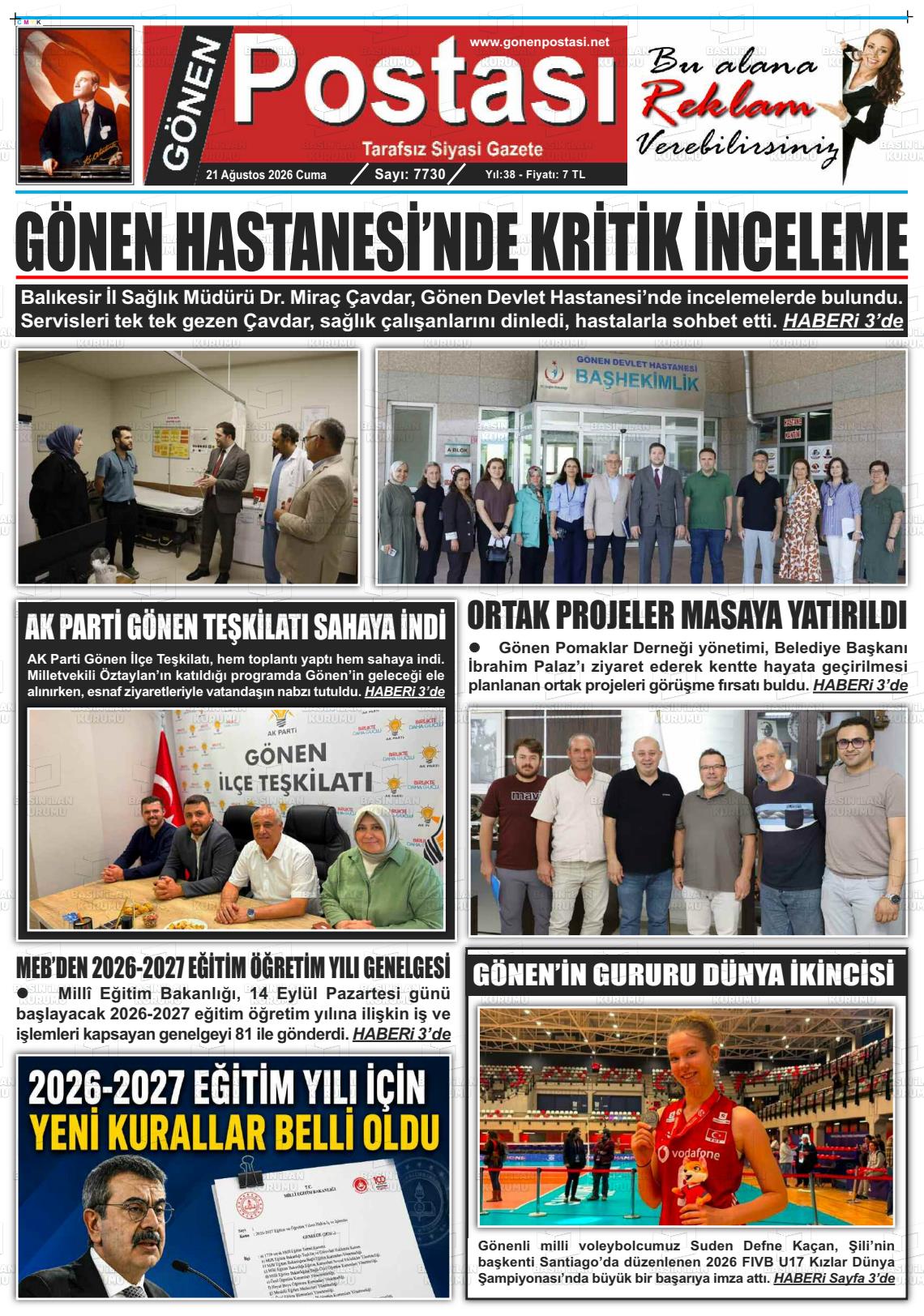 GÖNEN POSTASI