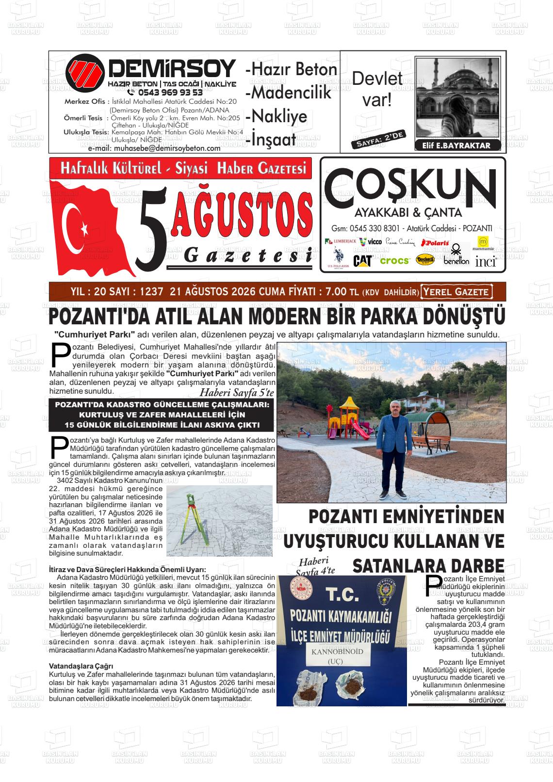 5 AĞUSTOS