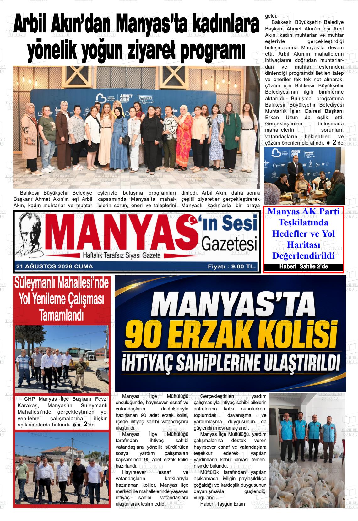 MANYAS'IN SESİ