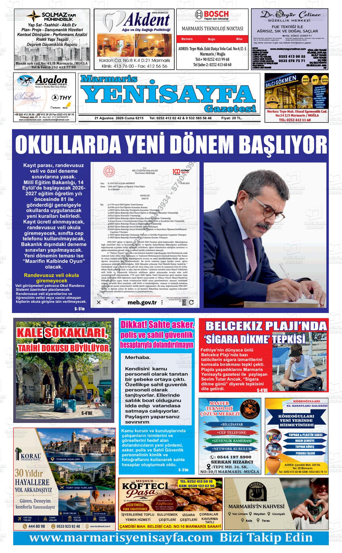 MARMARİS YENİSAYFA