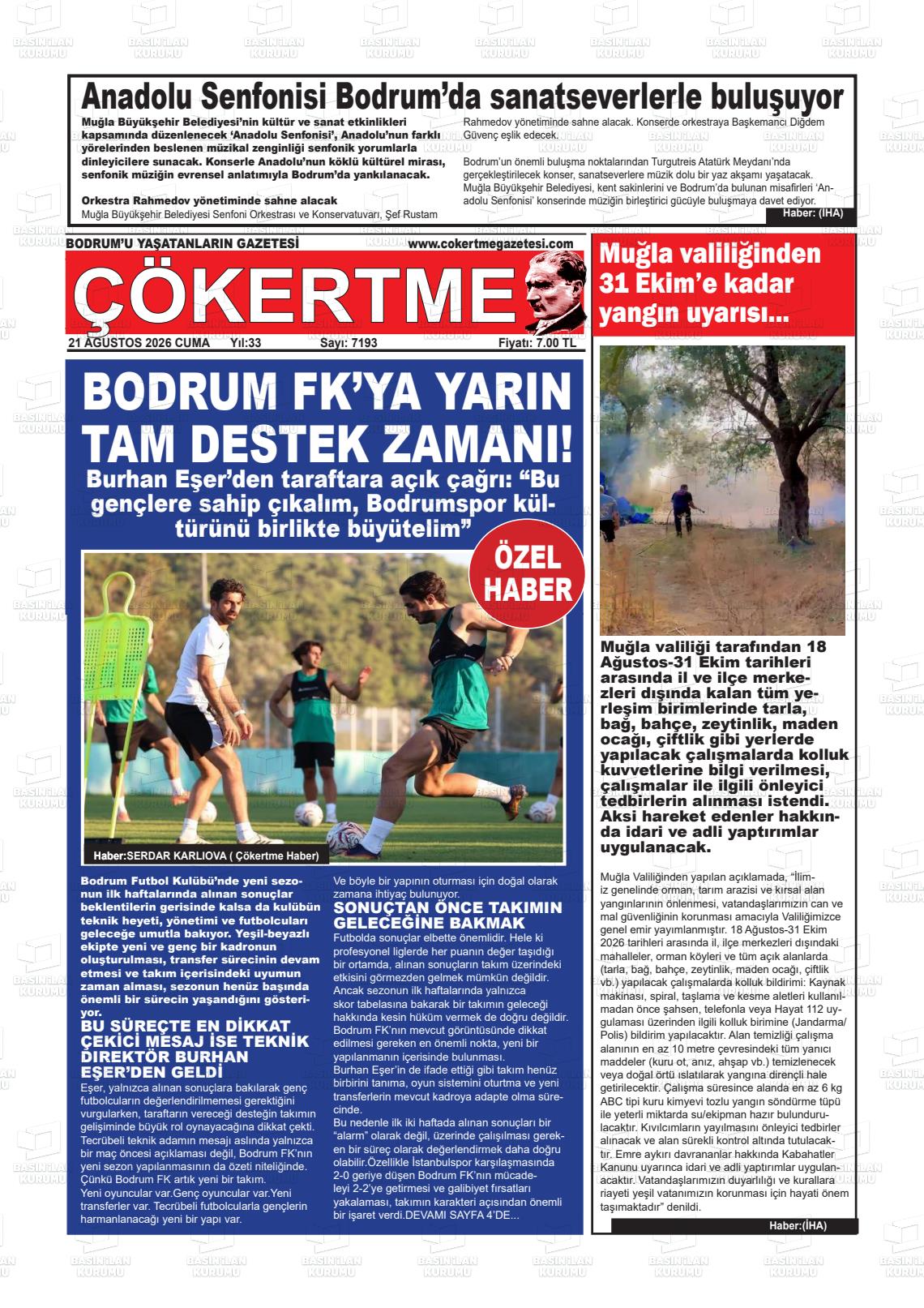 ÇÖKERTME