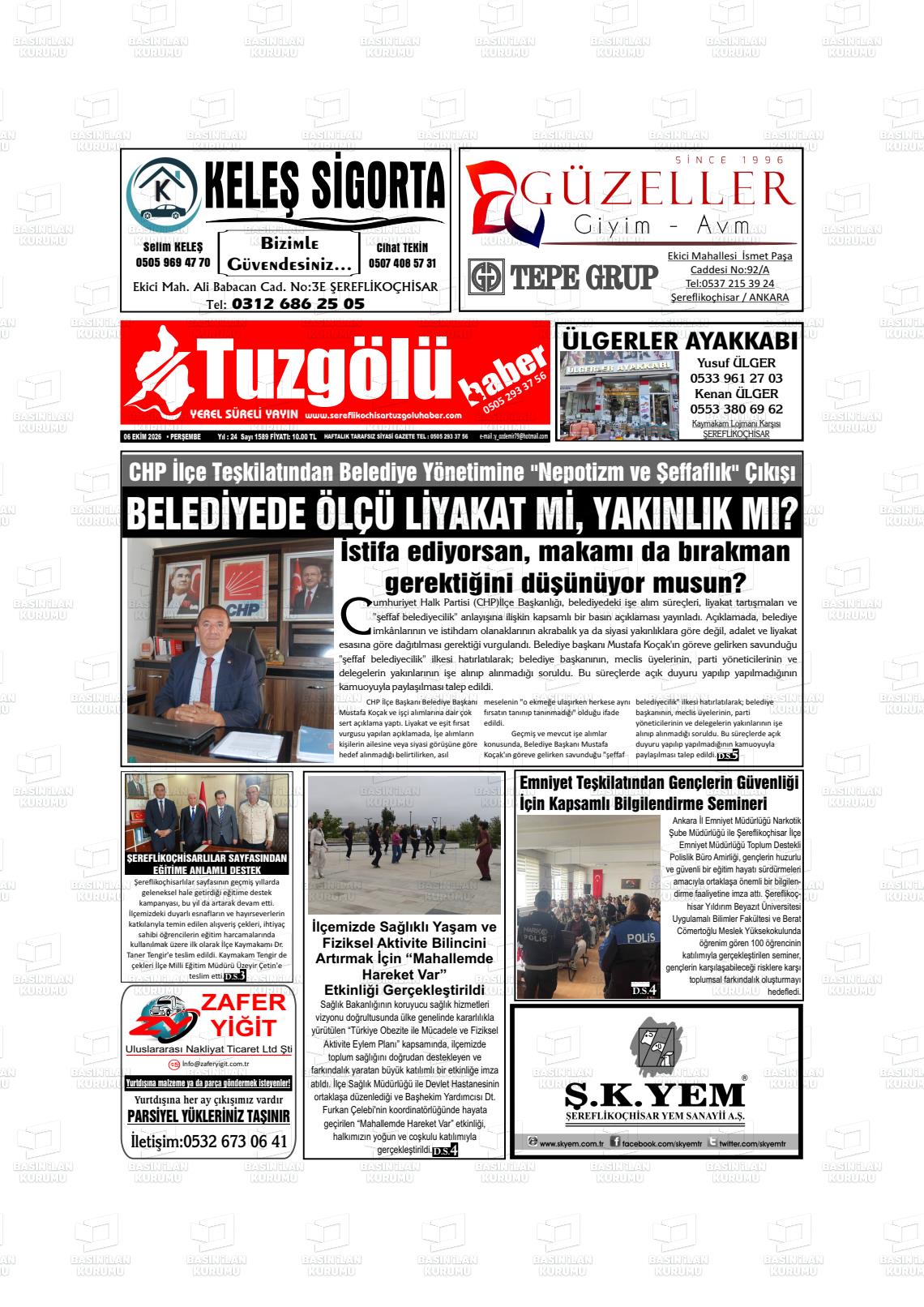 TUZGÖLÜ HABER