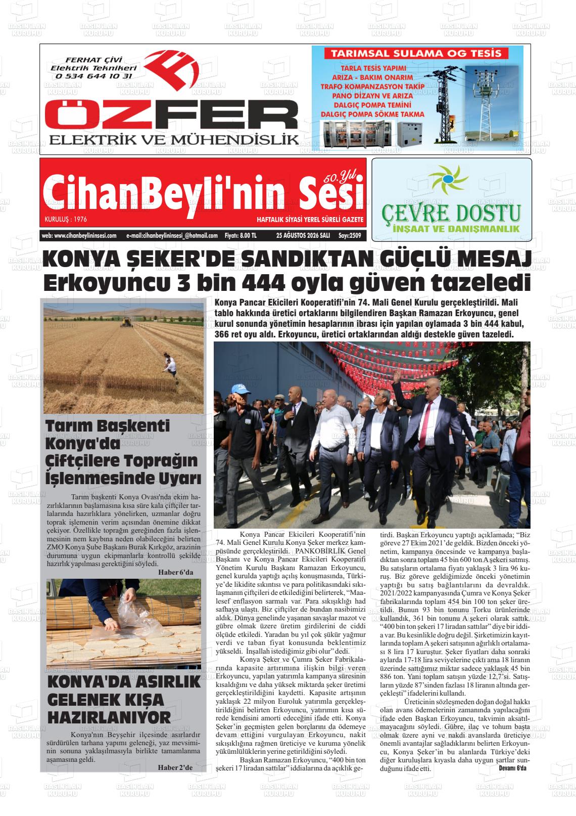 CİHANBEYLİ'NİN SESİ