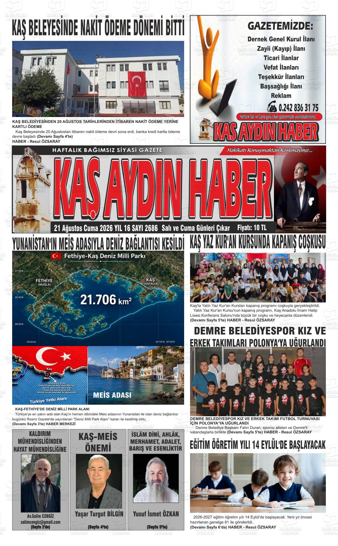 KAŞ AYDIN HABER