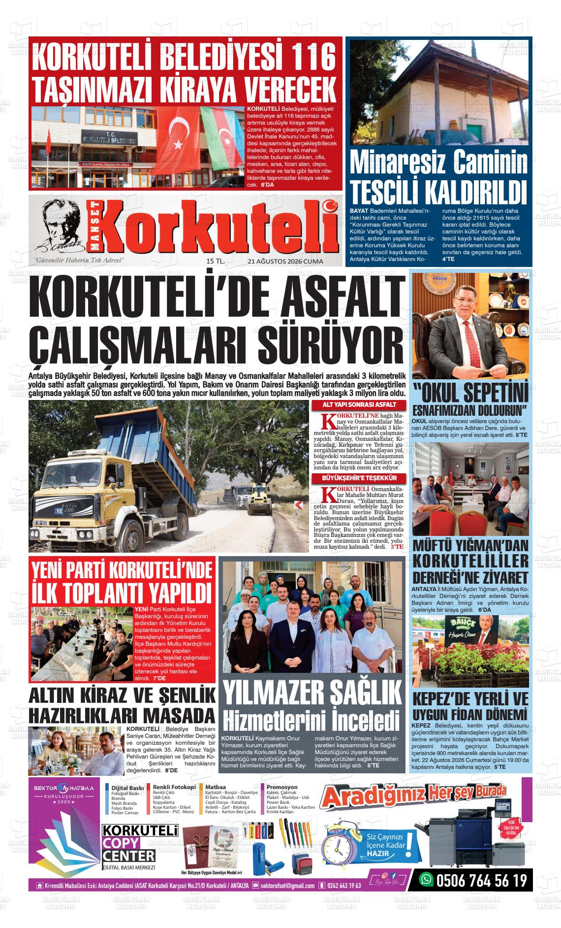 KORKUTELİ MANŞET