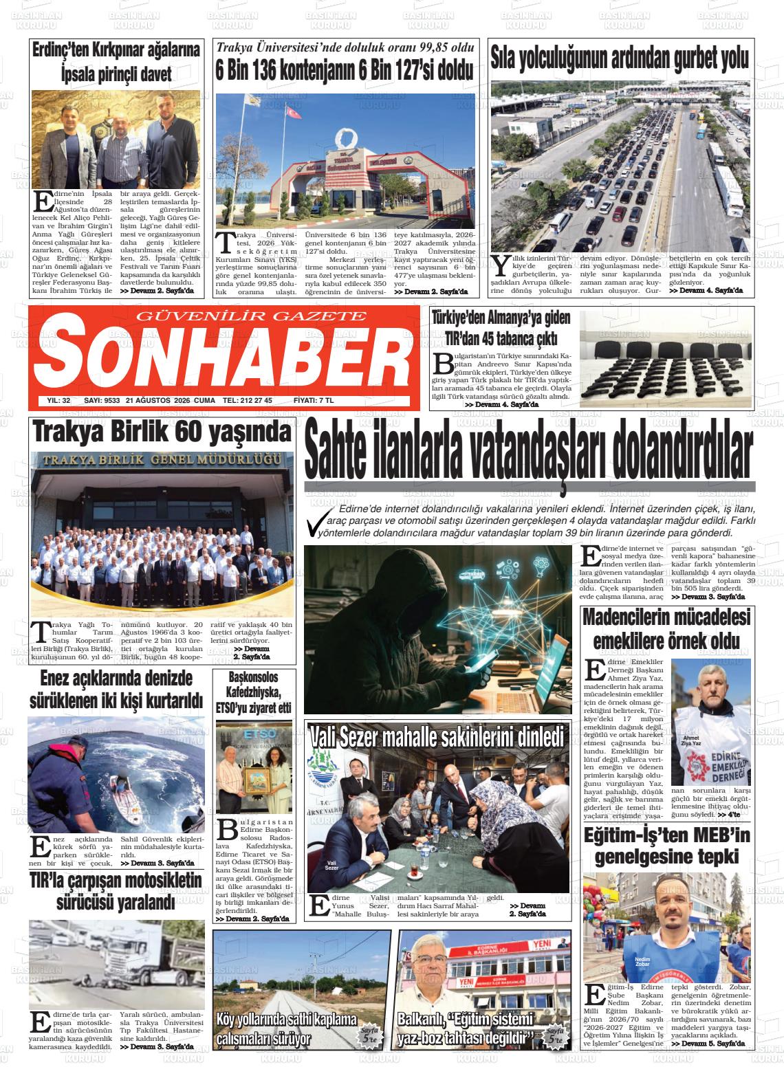 SON HABER