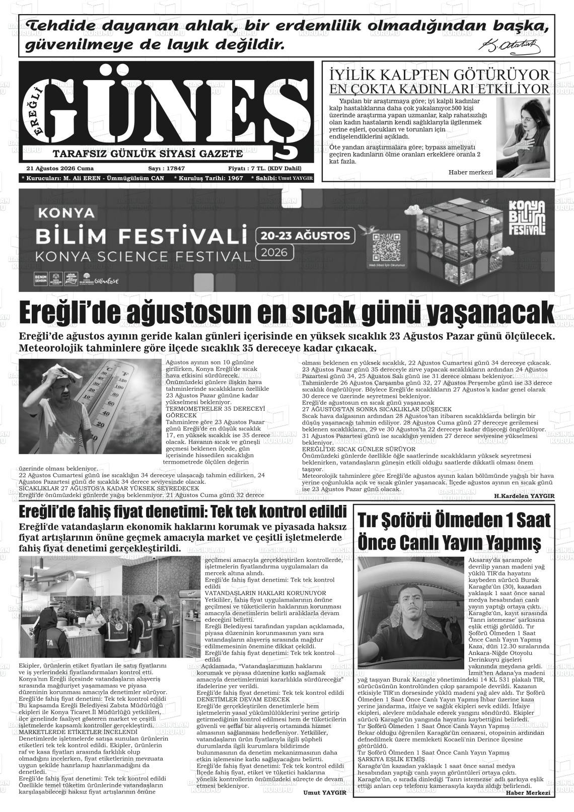 EREĞLİ GÜNEŞ