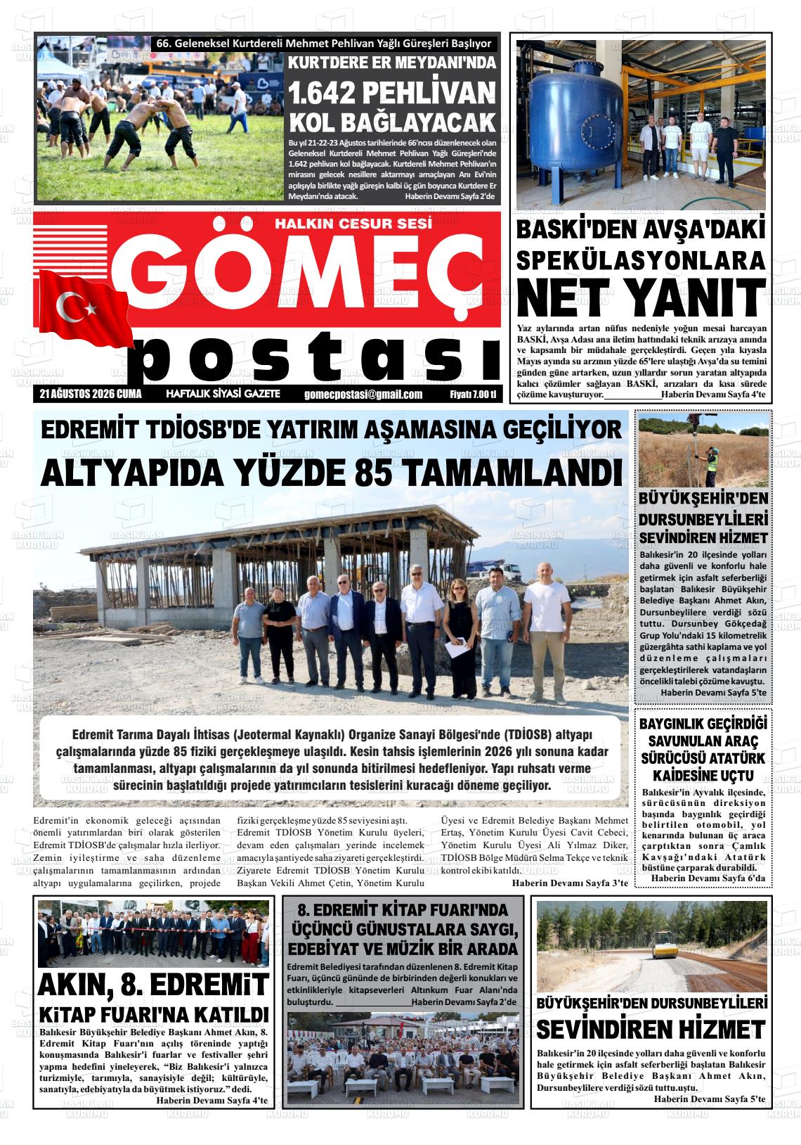 GÖMEÇ POSTASI