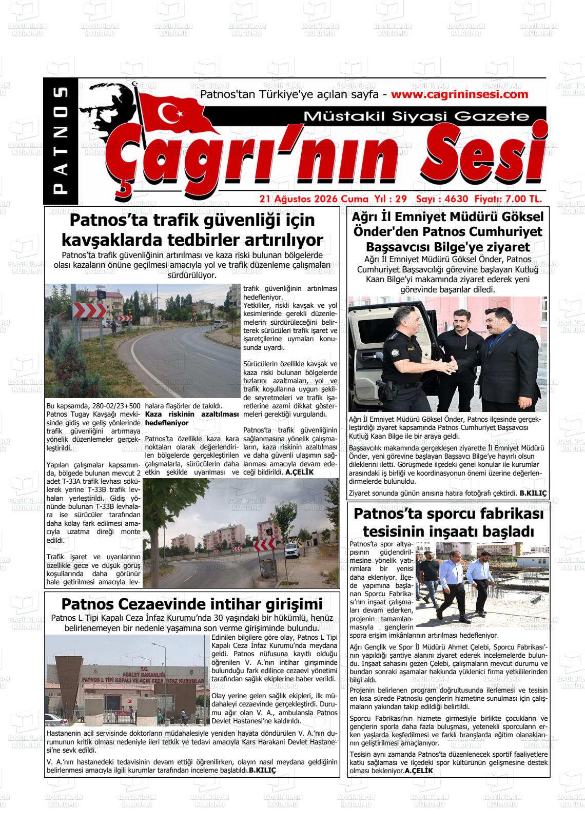 PATNOS ÇAĞRI'NIN SESİ