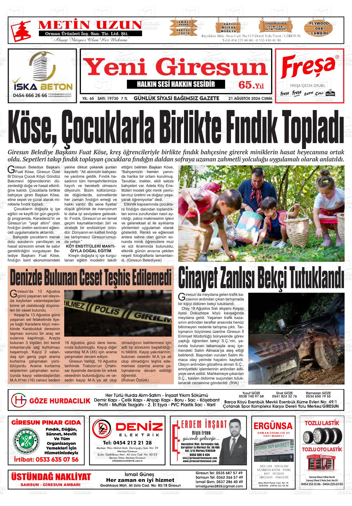 YENİ GİRESUN