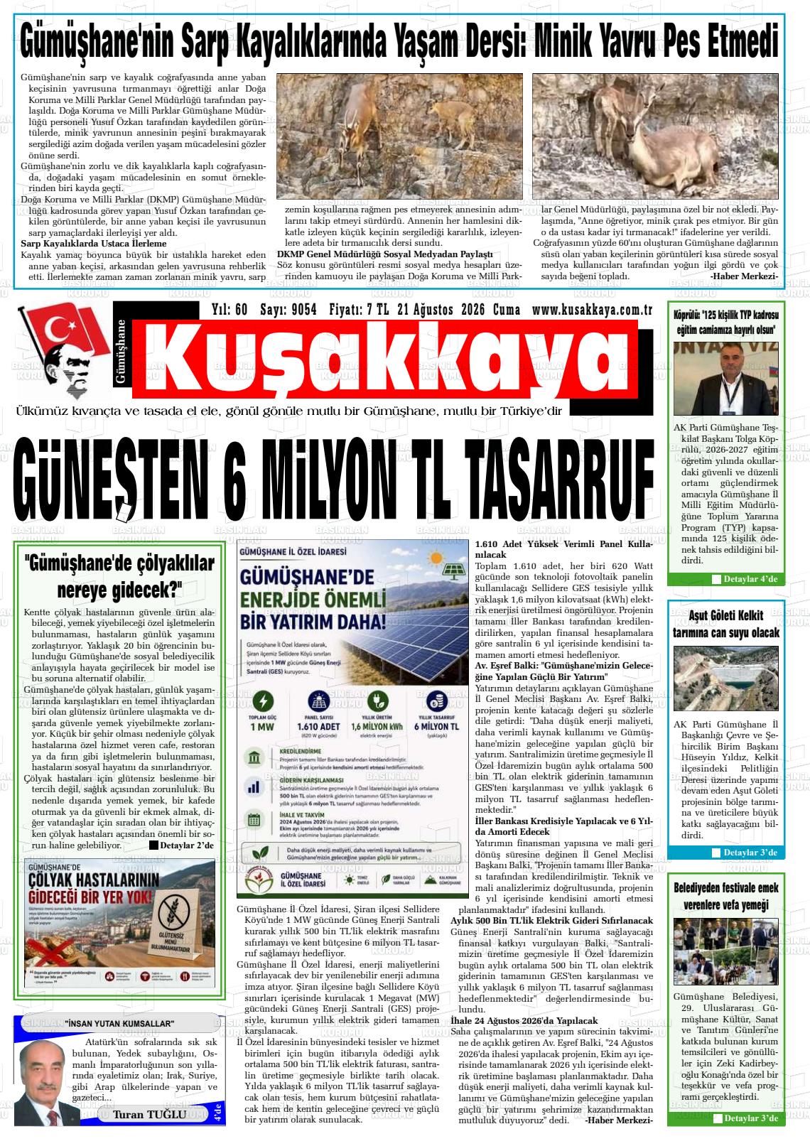 KUŞAKKAYA
