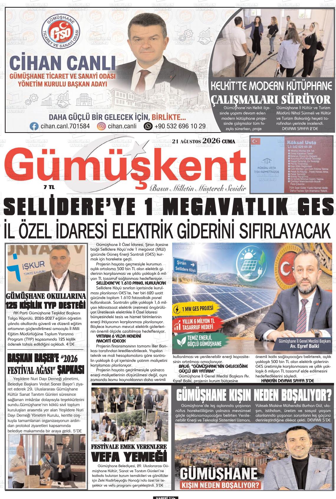 GÜMÜŞKENT