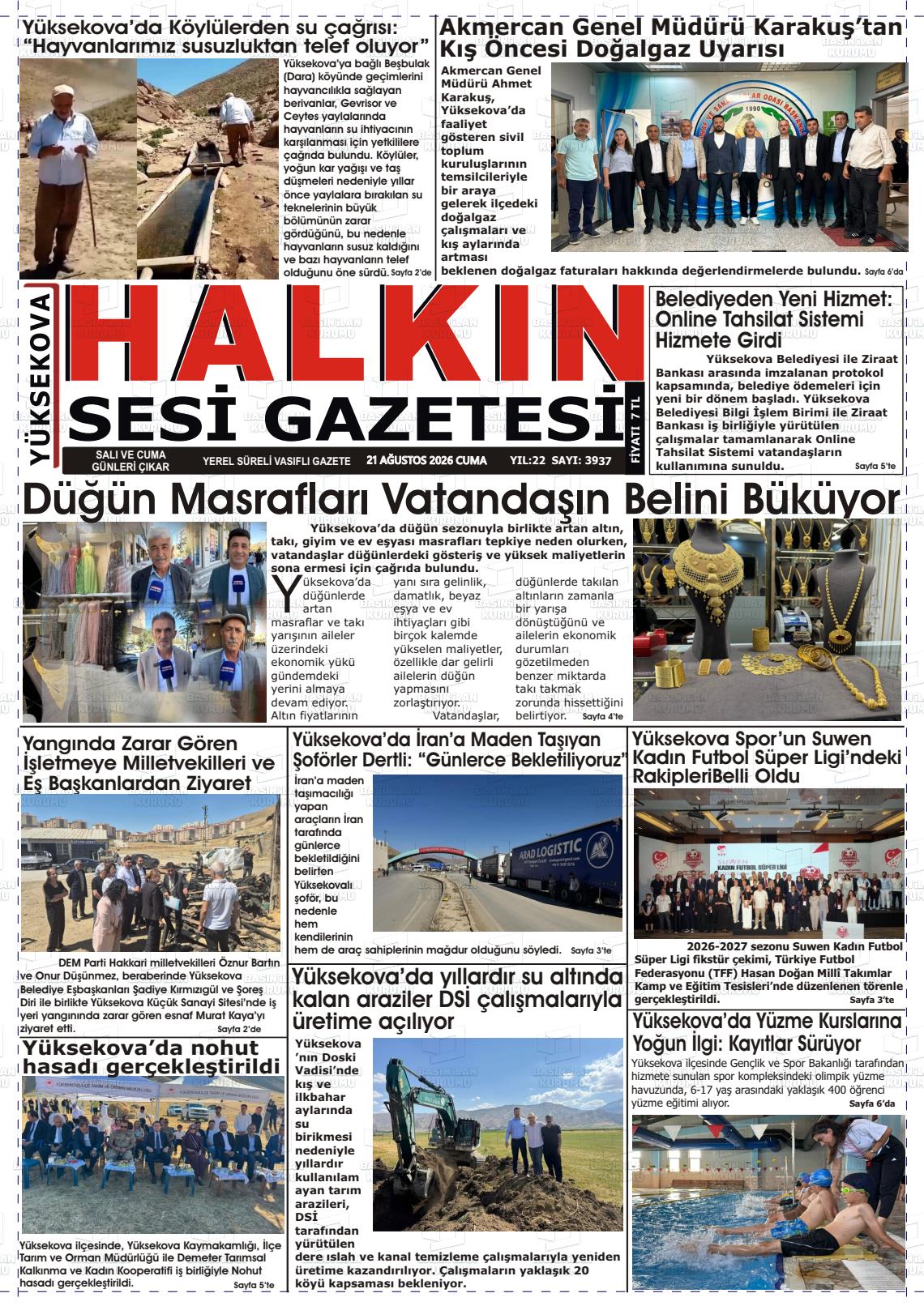 YÜKSEKOVA HALKIN SESİ