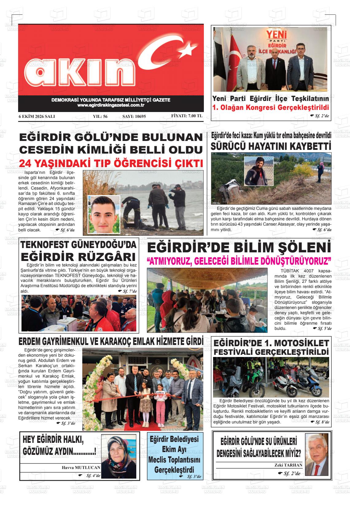 EĞİRDİR AKIN