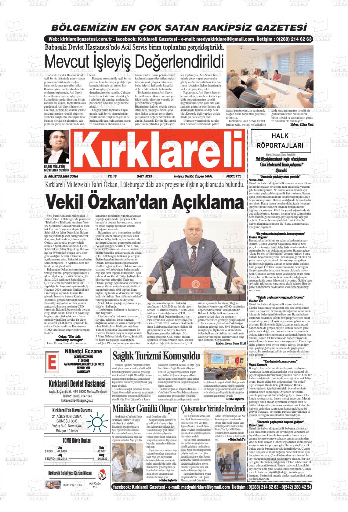 KIRKLARELİ