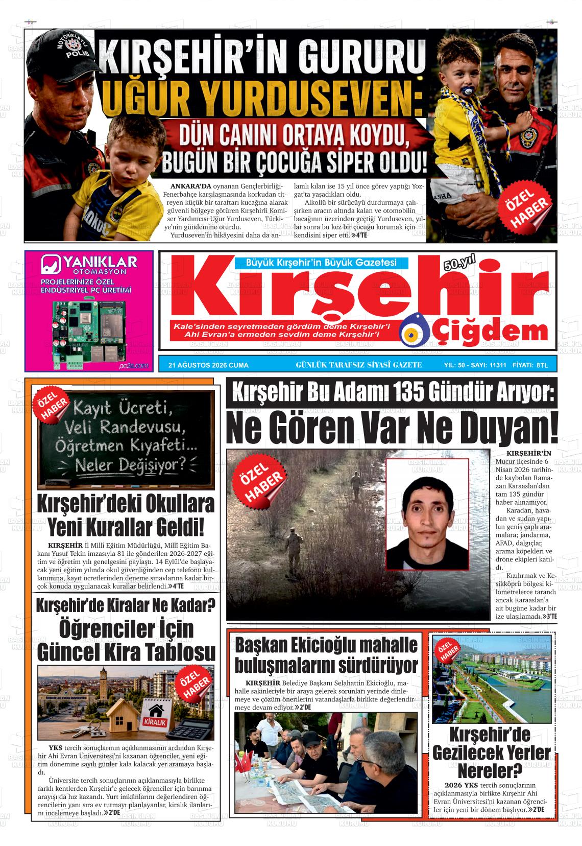 KIRŞEHİR ÇİĞDEM