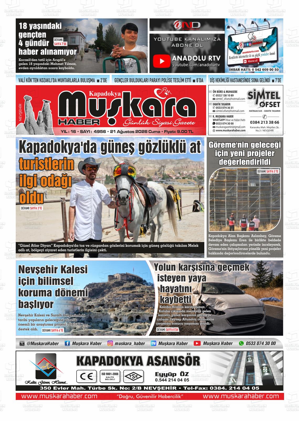 KAPADOKYA MUŞKARA HABER