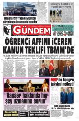 DÜNDEN BUGÜNE GÜNDEM