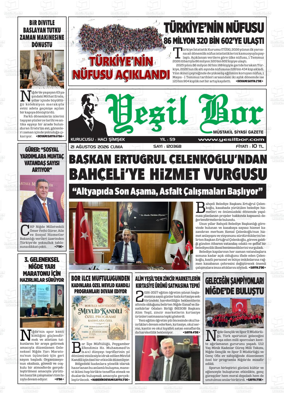 YEŞİL BOR