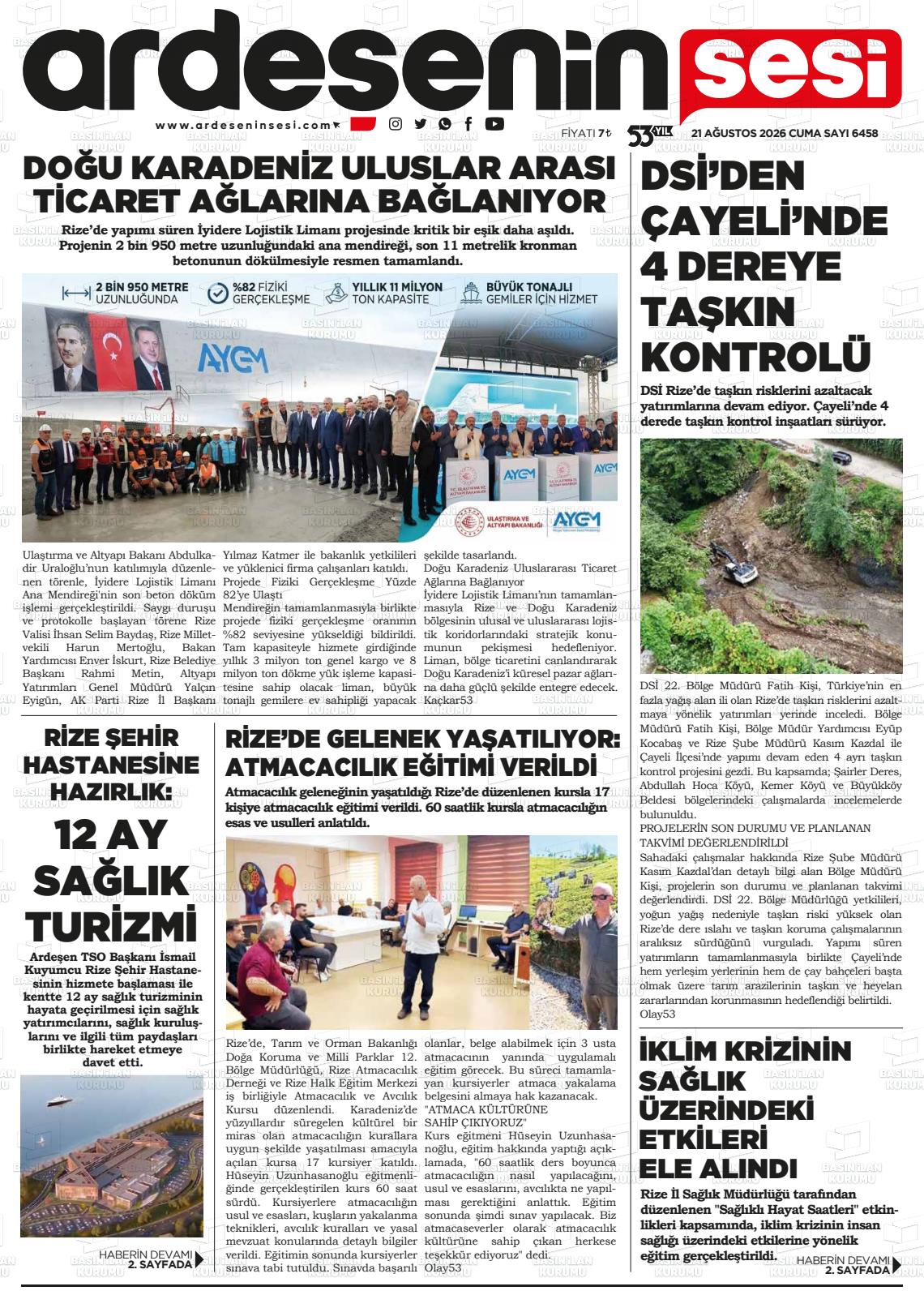ARDEŞENİN SESİ