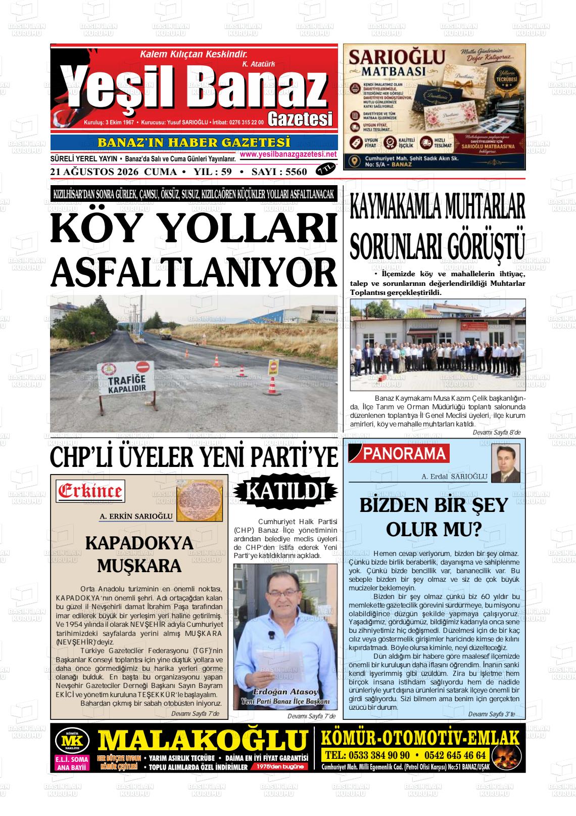 YEŞİL BANAZ