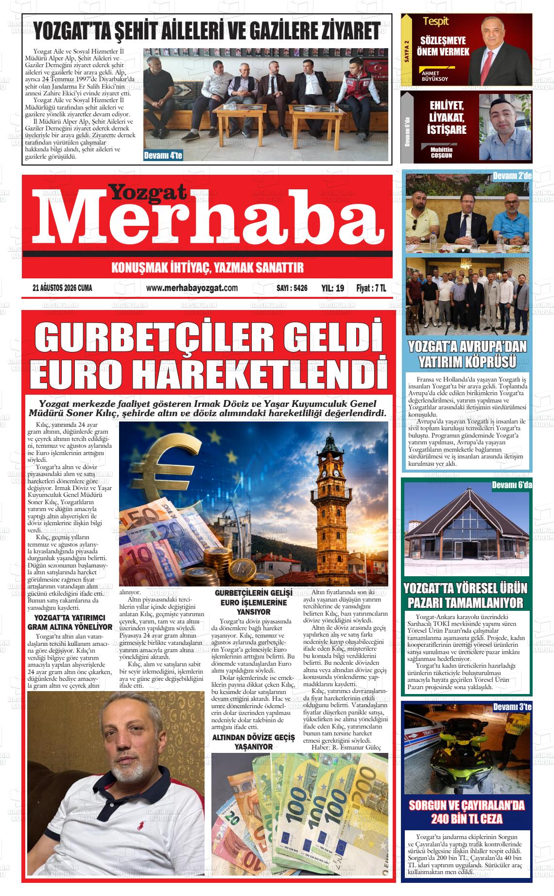 MERHABA YOZGAT