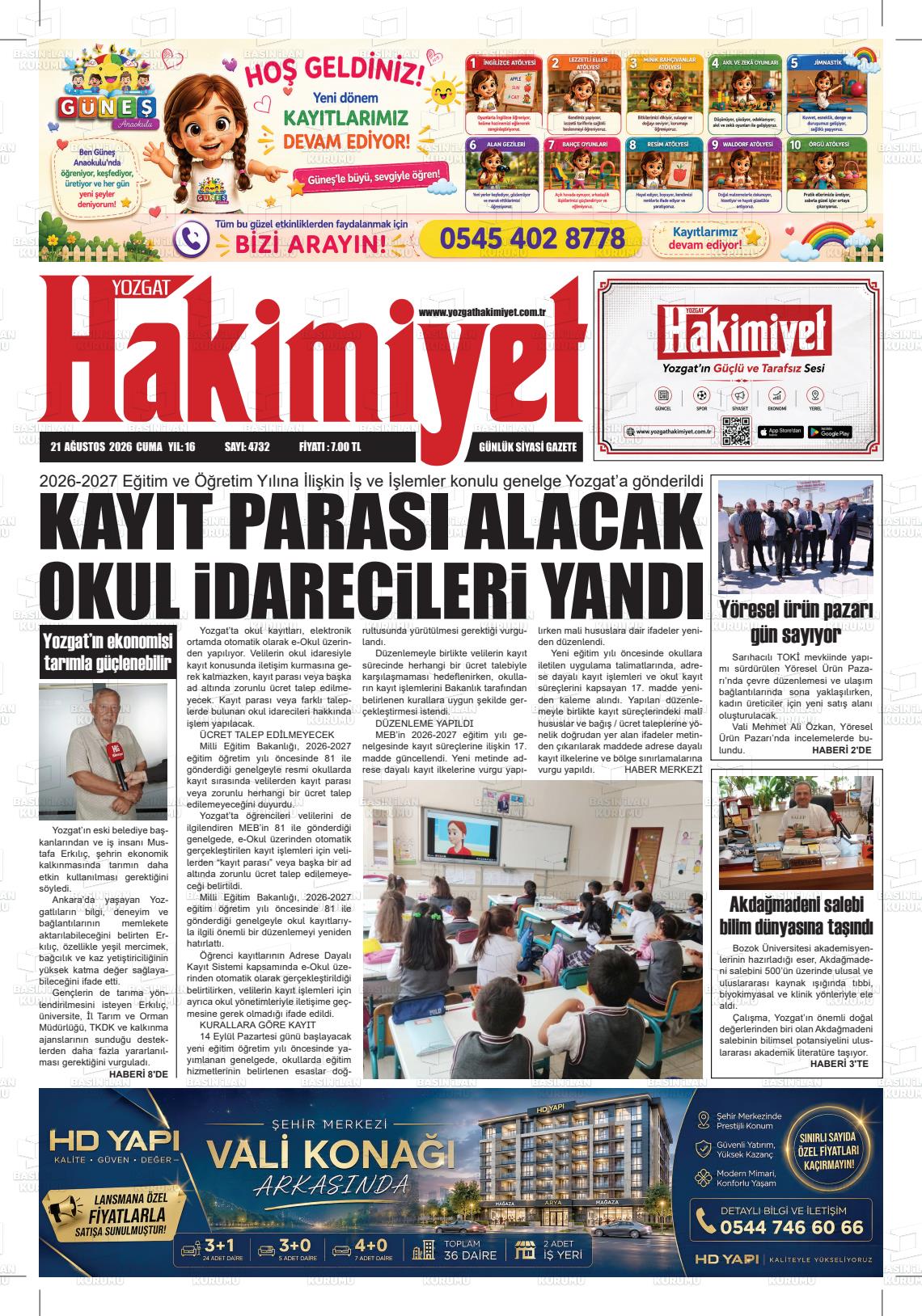YOZGAT HAKİMİYET