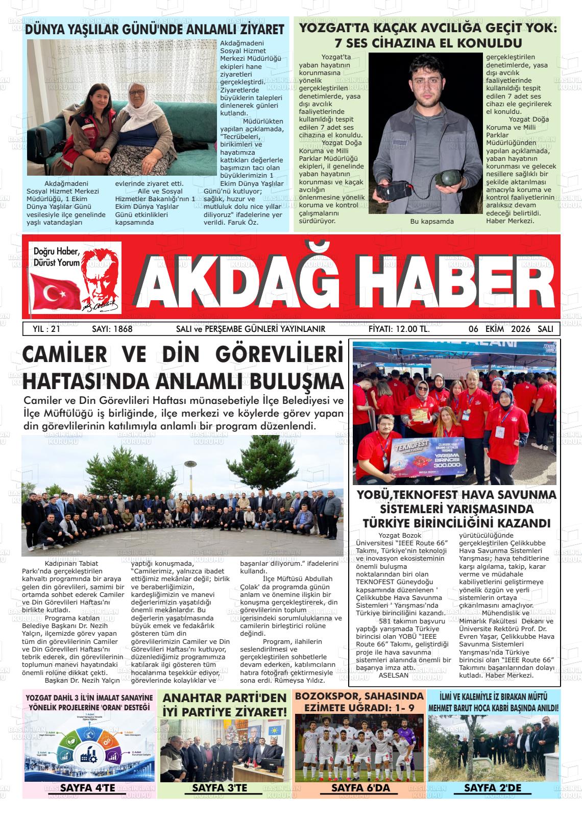 AKDAĞ HABER