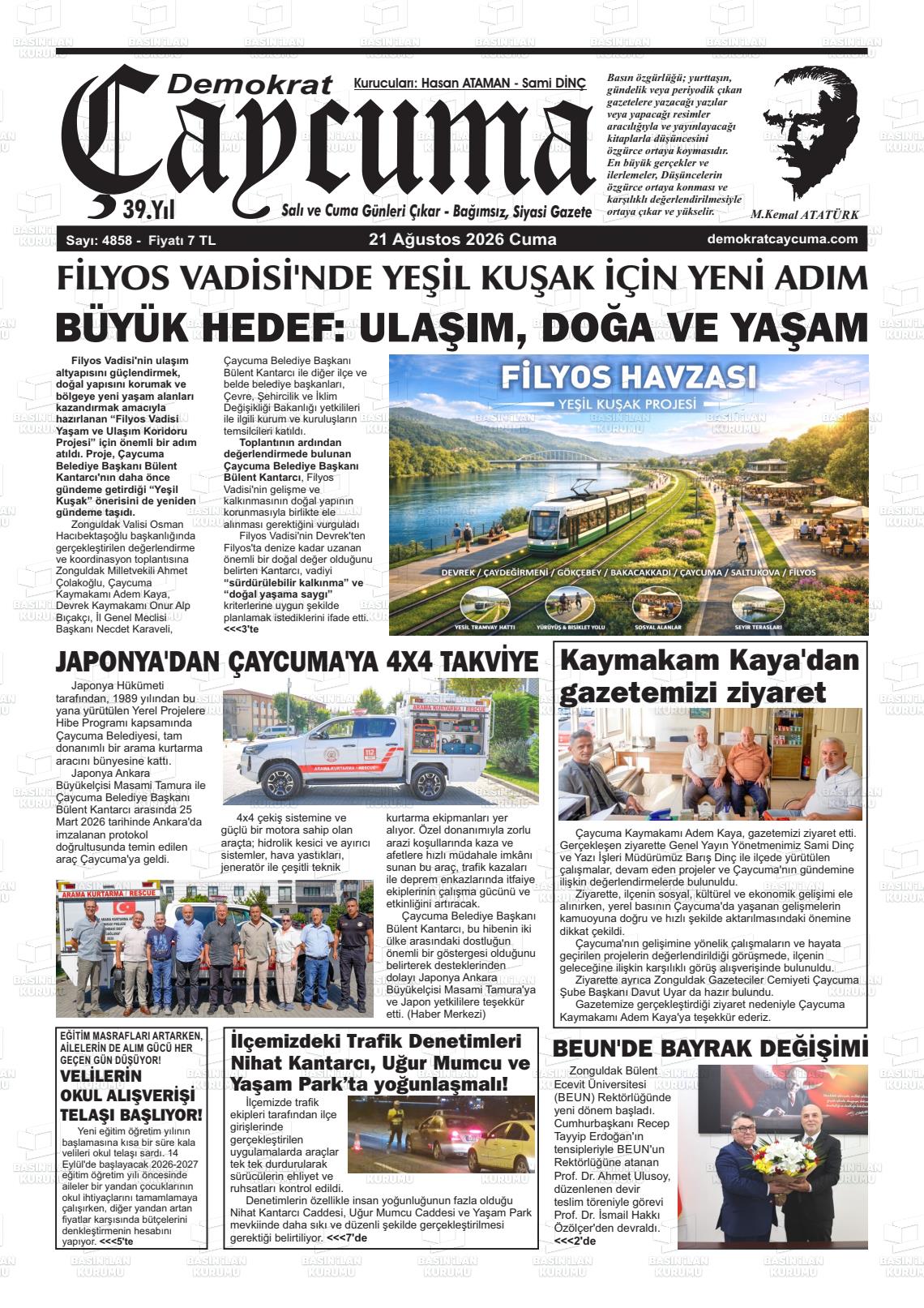 DEMOKRAT ÇAYCUMA
