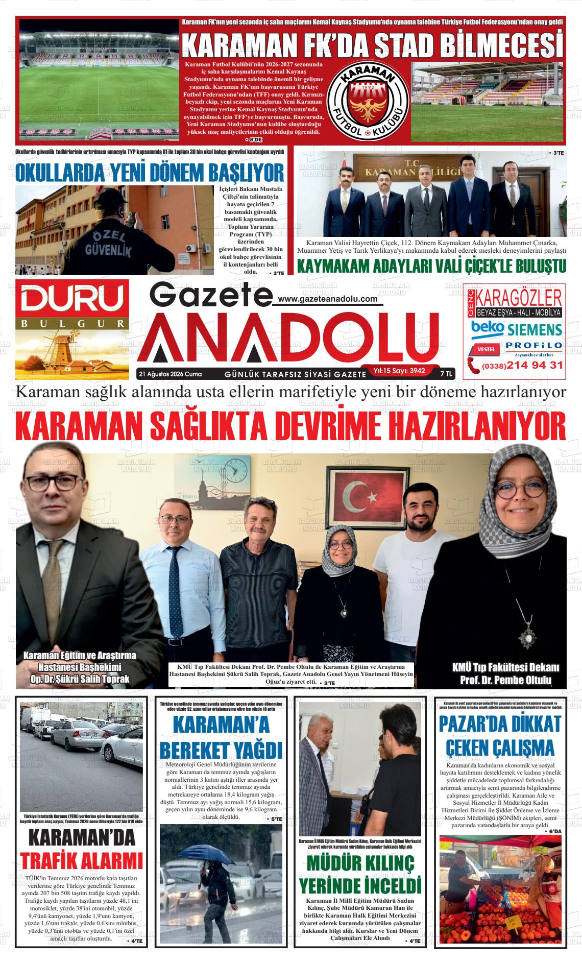 GAZETE ANADOLU